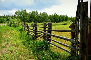 fence in field