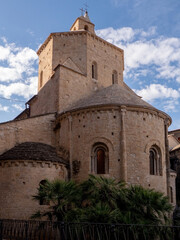 Fototapeta na wymiar the cathedral of Santa Maria Assunta in Ventimiglia, Liguria, Italy