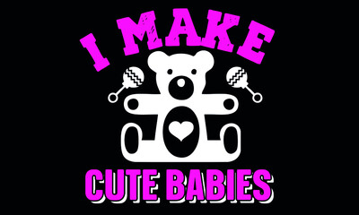 New Baby T-shirt Design template