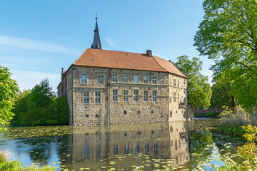 Fototapeta premium Teilansicht der Burg Lüdinghausen, Nordrhein-Westfalen
