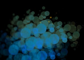 abstract blue background bokeh