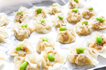 手作りのシュウマイ