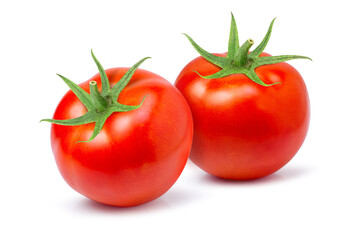 tomatoes isolated on white background