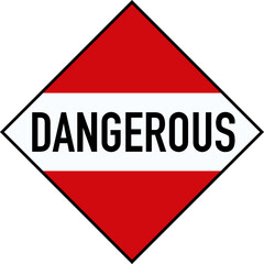 Dangerous Placard