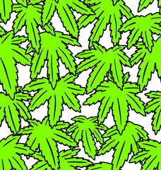 Marijuana Seamless Vector Pattern
- 446068778