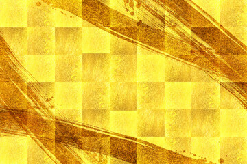 Gold lines on a gold background