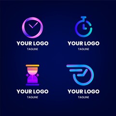 Gradient Time Logo Collection_3