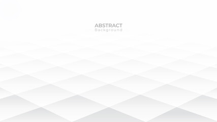 Fototapeta premium Abstract modern hexagon background. White and grey honey pattern geometric texture. Vector art illustration 