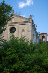 Fototapeta premium Santa Maria Maggiore Graffagno church Monferrato
