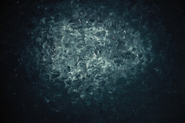 dark background wall with empty table, for montage of product