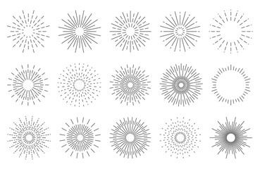 Star burst, doodle explosion or sun shine. 