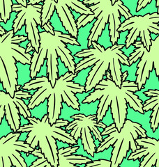 Marijuana Seamless Vector Pattern
- 446076545