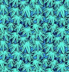 Marijuana Seamless Vector Pattern
- 446076765