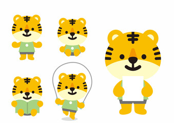 可愛いアニマルミックス　トラ