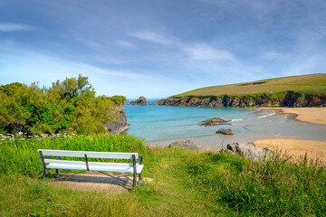 Trevone beach cornwall