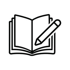 Copyrighting icon vector set. copywriting illustration sign collection. write symbol or logo.