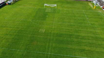 CAMPO DA CALCIO GIOCO CALCIO VERDE