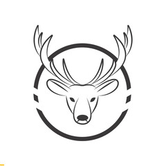 Dear Line art Logo Design for Business and Company