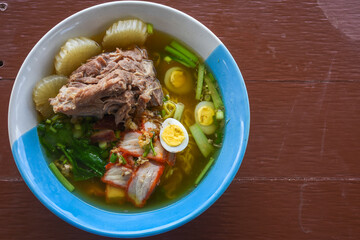 Spicy Thai Tom Yum Noodles.