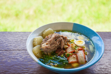 Spicy Thai Tom Yum Noodles.