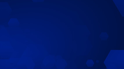Abstract hexagon geometric blue pattern technology medical and science dark background.