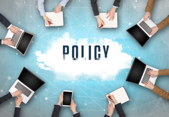 Group of people having a meeting