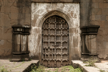ancient Big Wooden Door, Historical place, Wafgaon fort is the birthplace of king Yashwant Rao...