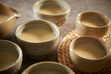 Makgeolli,rice wine,Korean traditional liquor