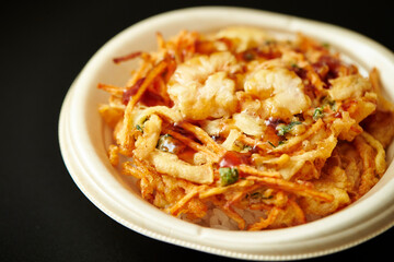 Tempura Rice Bowl with Vegetables