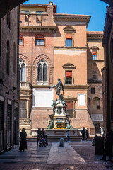 The beautiful fountain of Neptune in Bologna © Luca