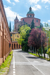 The beautiful Sanctuary of the Madonna of San Luca on the Bolognese hills © Luca