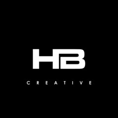 HB Letter Initial Logo Design Template Vector Illustration