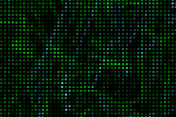 Abstract background of multicolored circles. 3d rendering.