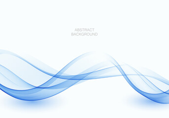 Blue abstract wave Abstract vector background wave