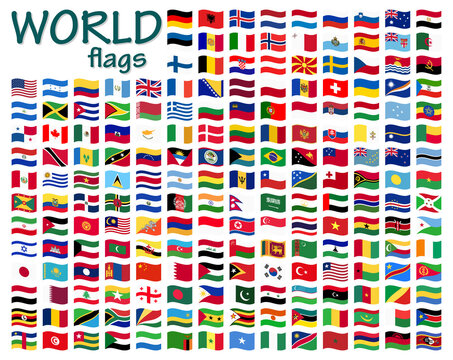 all country flags of the world