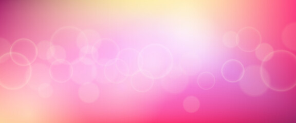 Abstract background with blur bokeh light effect