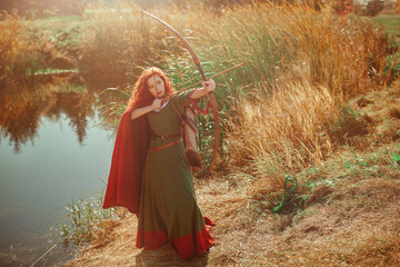 bold redhead archer