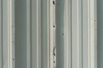 corrugated metal wall background 