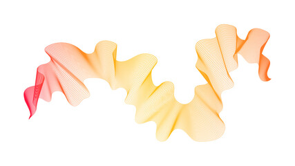 Abstract backdrop with wave gradient lines