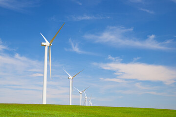 Fototapeta premium Renewable energy concept view