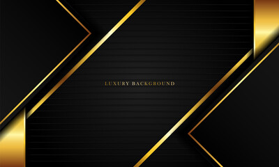 Luxury Black Background With a golden color combination, perfect for templates, brochures, business cards, banners or wallpapers. elegant design.