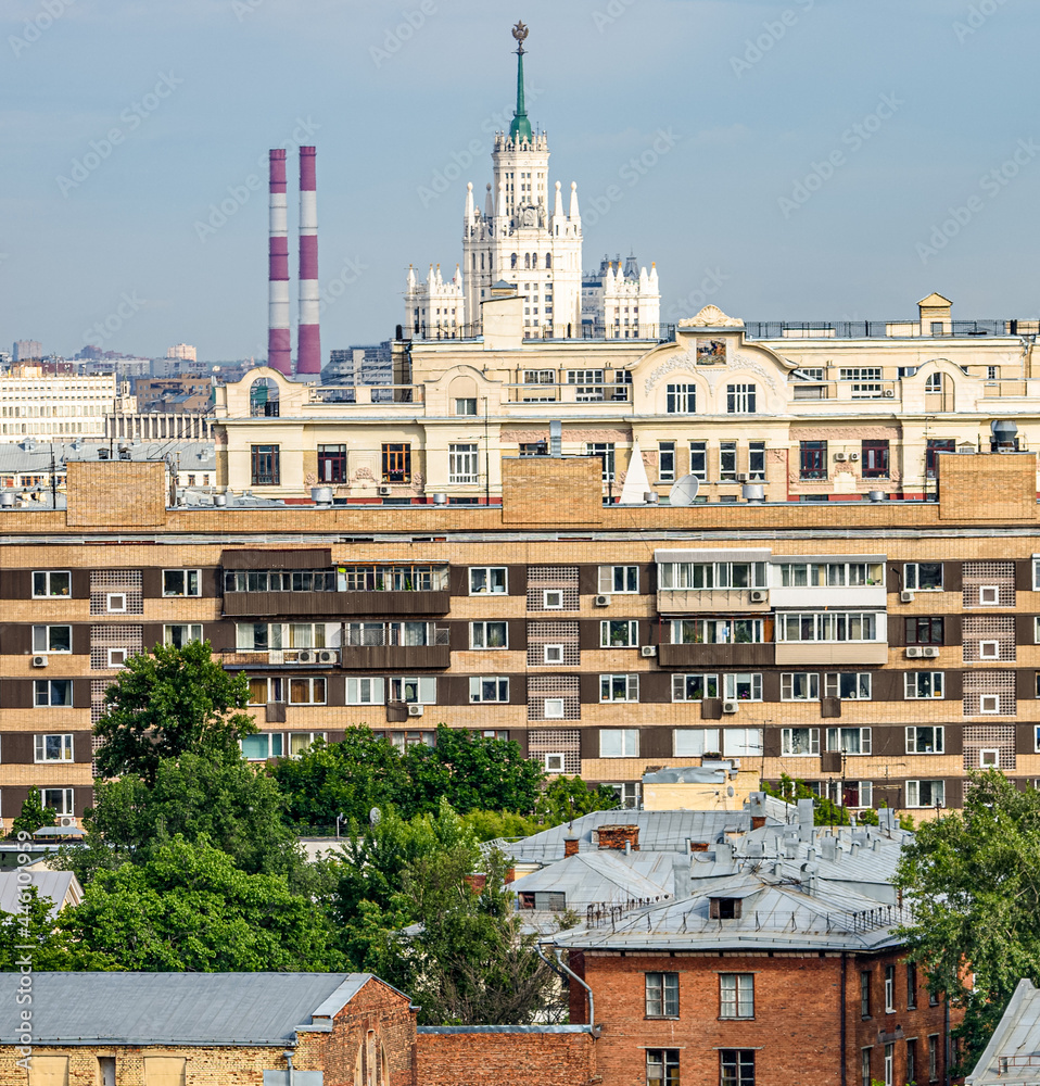 Sticker Moscow architecture