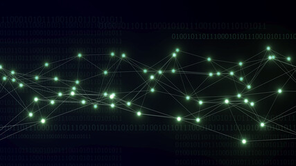 Fototapeta premium Abstract photo background contact communication Networking, data group connection, 3D illustration