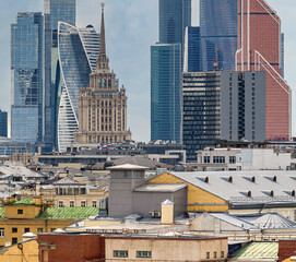 Fototapeta premium Moscow skyline