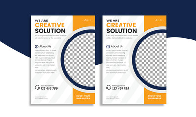 Business Corporate Flyer Brochure Design Template, Latest Trendy	
