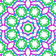 Pattern design made with the help of graphics.