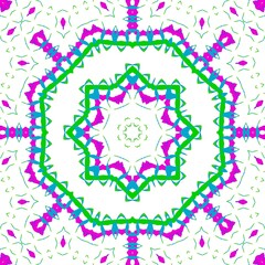 Pattern design made with the help of graphics.