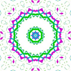 Pattern design made with the help of graphics.