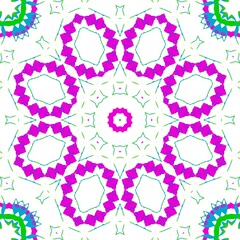 Pattern design made with the help of graphics.