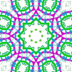 Pattern design made with the help of graphics.